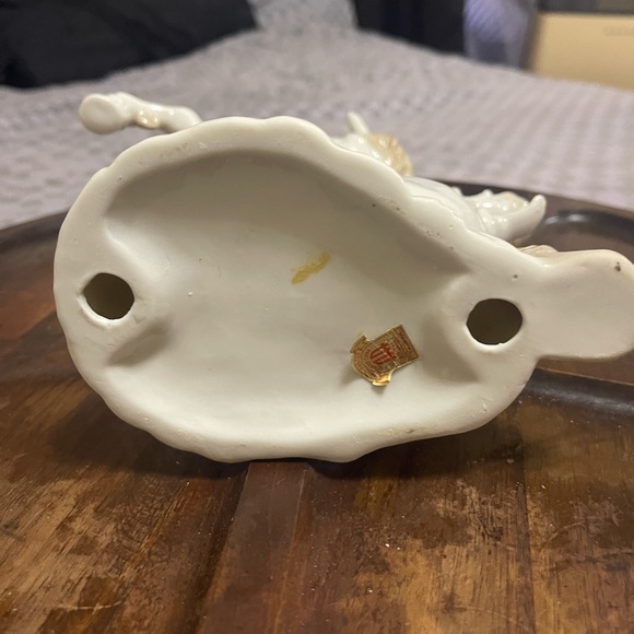 Vintage ARDALT (Lenwile China) Porcelain Unicorn w/Clown Figurine-Hand painted - Picture 12 of 13